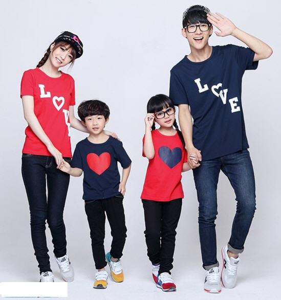 Fashion Story - Kaos Family Couple Love Tangga / Kaos Pasangan / Baju Couple Terbaru / Kaos Lucu / Baju Keluarga