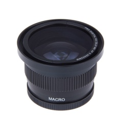 0.35x 52mm Super Fisheye Wide Angle Lens for 52 MM DSLR D7000 D7100 D5200 D5100 D5000 D3100 D3000 D90 D40 D60 With 18-55mm - Intl