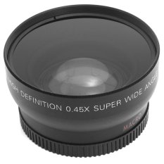 0.45x 52mm Super Wide Angle Macro Lens for Nikon 18-55mm 55-200mm 50mm - Intl