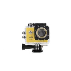 1.5 LCD WIFI 1080P Waterproof Helmet Sports Action Diving DVR Camera DV Cam (Yellow) (Intl)