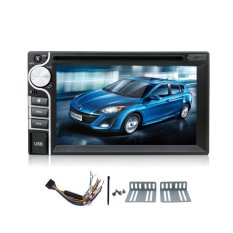 100% New Universal Car Radio Double 2 Din Car DVD Player In Dash Car PC Stereo Head Unit Video Car Parking Camera HD TV (Intl) (Intl)