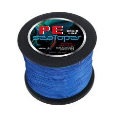 1000M 40LB 0.324mm Multifilament PE Braided Fishing Line 8 Strands Super Strong Braid Fish Line (Blue)