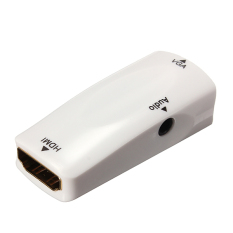 1080p HDMI Female to VGA Female Video Converter Adapter With 3.5mm Audio Cable (Intl)
