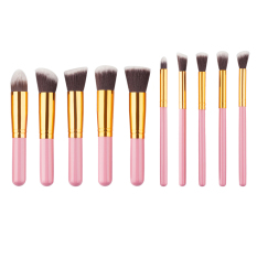 10Pcs Mini Cosmetic Makeup Tool Brushes Set Powder Eyeshadow Blush Brush Cosmetics Kit - Intl