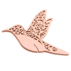 10Pcs Wedding Wine Glass Place Cards Party Ceremony Table Decoration Love Bird Pink - Intl