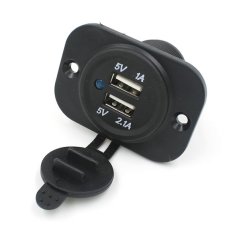 12V 3.1A Waterproof Dual Car USB Charger Socket for iPhone 6 Plus 5S 5C 4s
