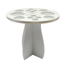 14 Holes Makeup Brushes Dryer Holder Cosmetic Organizer Stand Storage Tool Air Drying Brushes Tree Rack(White) (Intl)