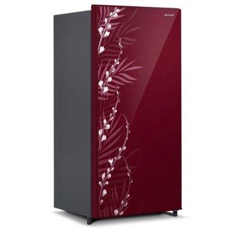 Sharp SJX185MG Refrigerator Kulkas 1 Pintu Shine Series - Merah - Khusus Jabodetabek  