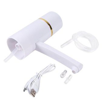 Wireless Rechargeable Bottle Drinking Water Electrical Pump Portable Dispenser USB (White) - intl  