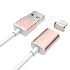 1M Magnetic 8pin Lightning USB Charging Charger and Data Cable For iPhone 5/5s/5c/se/6/6s/Plus iPad (Rose Gold) (Intl)