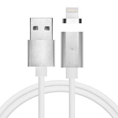 1M Magnetic 8pin Lightning USB Charging Charger and Data Transmission Cable For iPhone 5/5s/5c/se/6/6s/Plus iPad (Silver) (Intl)