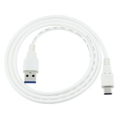 1M USB3.1 AM to Type-c Data Cable for Tablet/Phone/Hard Disk Drive (White) (Intl)
