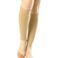 1X Calf Shin Leg Sleeve Brace Support Compression Wrap Prevention Varicose Veins L - INTL