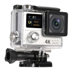 2 Inch Dual Screen LCD Ultra HD Wifi Sports Action Camera 4K 15fps1080P 60fps 12MP 170° Wide-angle for HDMI Output Waterproof 30m CamCar DVR FPV - Intl