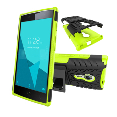 2 in 1 pc TPU keras berbatu baja hibrida standarnya untuk kasus Alcatel .