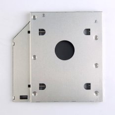 Aluminum 2.5 inch SATA to SATA 2nd HDD Caddy for 9.5mm Universal CD/DVD-ROM