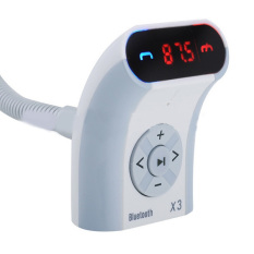 Bluetooth LCD Car FM Transmitter USB Charger TF MP3 Player Handsfree For Phones