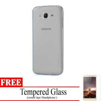 Case Softcase Ultrathin Elegant Aircase for Samsung Galaxy J3 Pro - Clear + free Tempered Glass