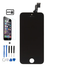 Digitizer Assembly Replacement Screen+Free Repair Tools+ScreenProtector for Iphone 5c (Black)