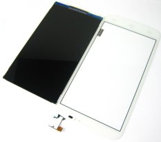 G-Plus LCD Display+Touch Screen Digitizer Repair For Alcatel Pop C7~WHITE