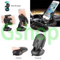 Gshop Universal Mobile Phone Transformer One Touch Car Holder 360 Degree Turn Around For All Mobile Phones