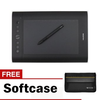 Huion H610Pro Graphic Tablet Medium Bonus Softcase