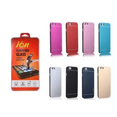 Ion - Oppo Find 7 Tempered Glass Screen Protector Bundling Motomo Metal Case