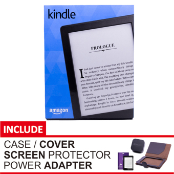 Kindle Amazon 8th Generation Touchscreen Display Ads Version + Case
+ SP + Adapter
