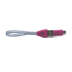 Lexcron Kabel Micro USB 20 CM New Smile Fast Charger - Pink