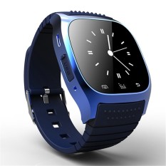 M26s Smart Watch Sports Bluetooth Dialer SMS Reminder Pedometer Sleep Monitor Remote Camera for Android/IOS(blue)