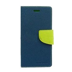 Mercury Fancy Diary Case Oppo Find 7 Casing Cover Flip - Biru Hijau