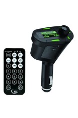 Moonar FM Transmitter Modulator MP3 Player Green