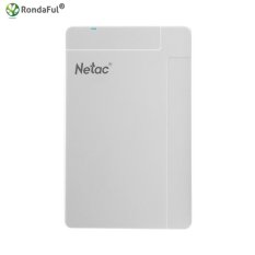 Netac francois K218 mobile hard disk 2.5 inch high-speed see mobile hard disk White 500G