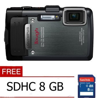 Olympus TG-830 iHS - 16MP - 5x Optical Zoom - Digital Camera - Black Free Memory Card  