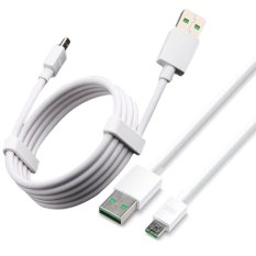 OPPO Micro USB Kabel Support 4A/5A Fast kabel data untuk OPPO R7/R7 plus /R9/R9 PLUS/ Find 7(White)
