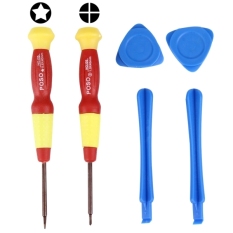Poso PS-105 6 In 1 Screwdriver Repair Open Tool Kit For IPhone 6 / SE / 5s and 5c and 5 / 4s and 4 - intl