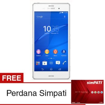 Sony Xperia Z3 Compact - 16GB - Putih + Gratis Perdana Simpati 4G