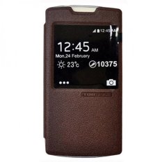 Tunedesign FolioAir Case for Oppo Find 7 Casing Cover Flip - Coklat