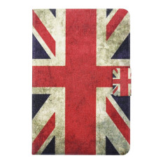 UK Flag PU Leather Magnetic Protective Case Cover for Apple iPad Mini 4 (Multicolor) - Intl