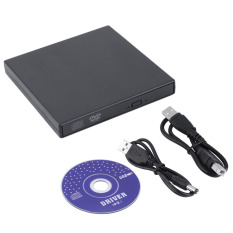USB 2.0 External DVD Combo CD-RW Burner Drive CD+-RW DVD ROM (Black)