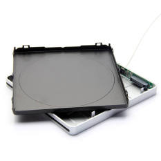 USB 2.0 IDE External CD/DVD ROM RW Drive Slim Enclosure Case For Laptop Portable