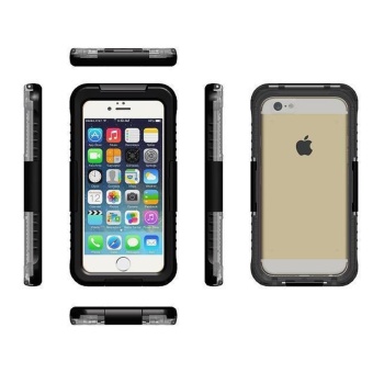 Gambar Waterproof Case Cover for Apple iPhone 5 5s SE 4.0 inch IP68PC+Silicone cover with retail package (Black)   intl