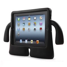Welink Apple iPad 2/3/4 EVA Case / Safety EVA Light Weight Shockproof Super Protection Kids Convertible Freestanding Handle Tablet Case Cover Kiddie Funny Cases for Apple Ipad 2/3/4 (Black)