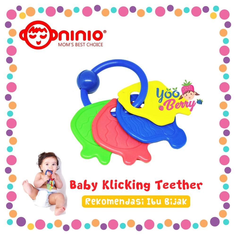 YooBerry Ninio Klicking Teether Gigitan Bayi