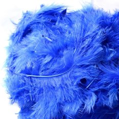 200 x Fluffy Marabou Feathers Plume Card Making Embellishments Craft Decor – Blue (Intl)