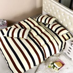 2016 New Drop Ship Bedding Set Twin/Full/Queen Size Duvet Cover Set Classic stripe theme printing Bed Sheet Sets Home Textile (Intl)