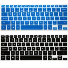 2pcs 14 inch Keyboard Protective Film for Dell Suitable Models 14CR 7000 7447 M3441R 14MD 14MR 14PD Keyboard Sticker Case (1pcs Black and 1pcs Blue) (Intl)