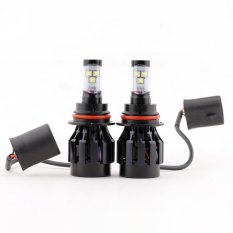 2PCS 9004/9007 6000LM 30W Auto LED Headlights Bulb Hi/Low Beam 6000K Lamp All in One