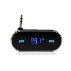 2pcs*ELENXS New Wireless Music to Car Radio FM Transmitter For 3.5mm MP3/iPod/Phones/Tablets (Intl)