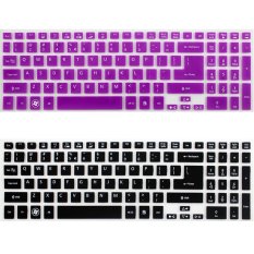 2pcs For Acer 15.6inch laptop keyboard film suitable for models:V5-571G V5-531 V5-551 M5-581 M3-581T protective film (black and Purple ) (Intl)